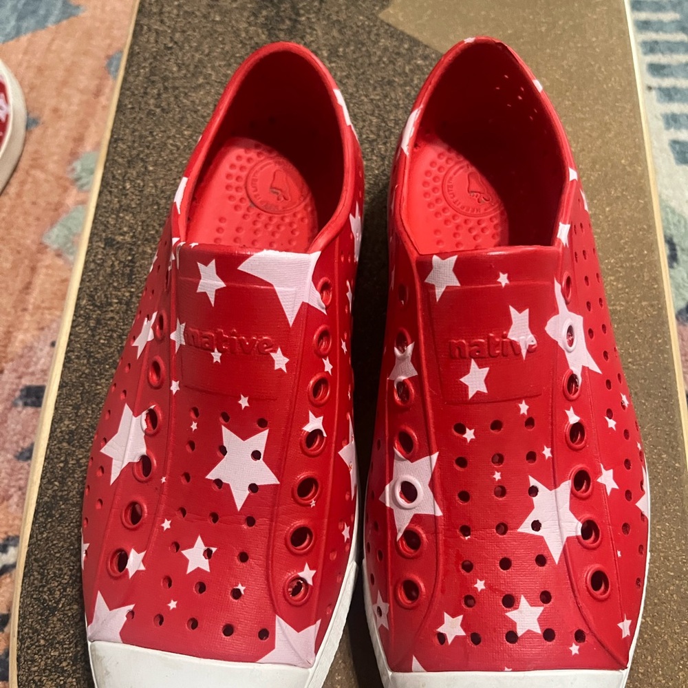Native Red Star Slip-On Shoes